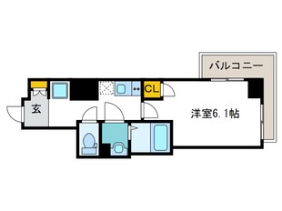 エスカーサ大阪WEST九条駅前の物件間取画像